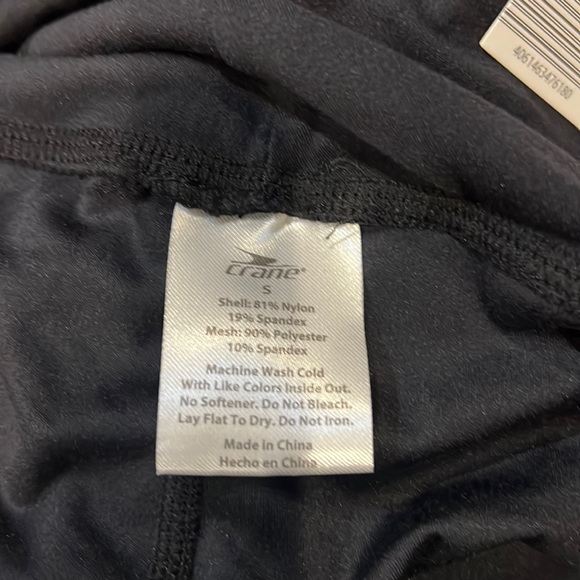 NWT - Crane ladies crop Capri length running tights workout leggings size small - Picture 4 of 8